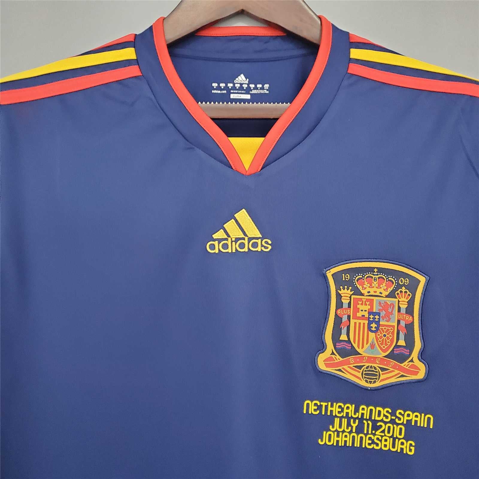 Spain 2010 Long Sleeve Away Jersey