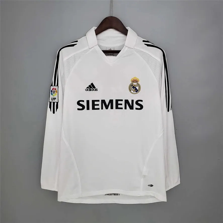 Real Madrid 2005-06 Long Sleeve Home Jersey