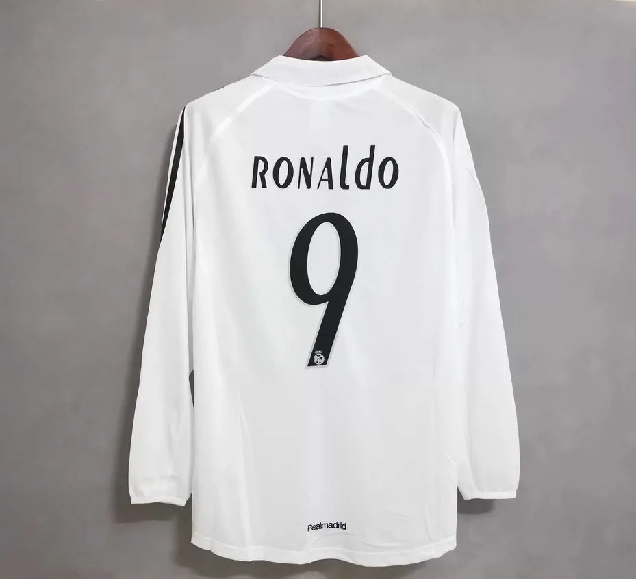 Real Madrid 2005-06 Long Sleeve Home Jersey