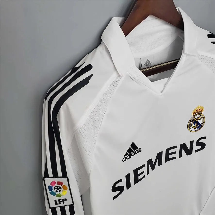 Real Madrid 2005-06 Long Sleeve Home Jersey