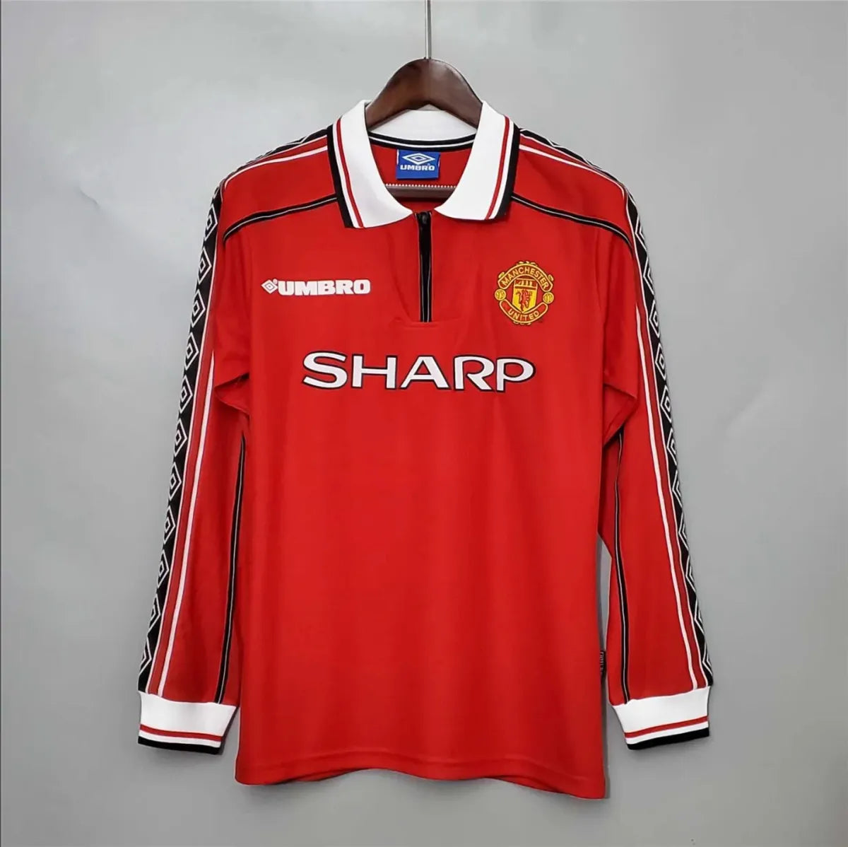 Manchester United 1998-99 Home Jersey Long Sleeve