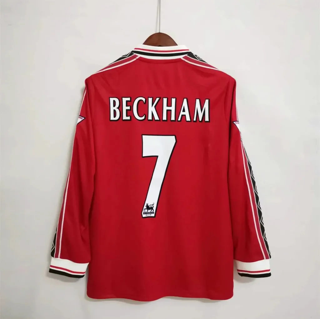 Manchester United 1998-99 Home Jersey Long Sleeve