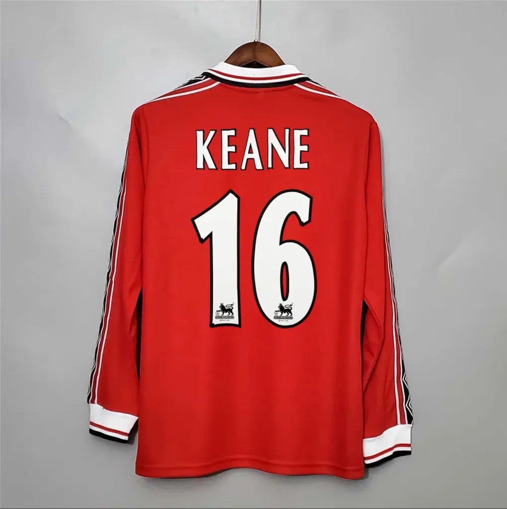 Manchester United 1998-99 Home Jersey Long Sleeve