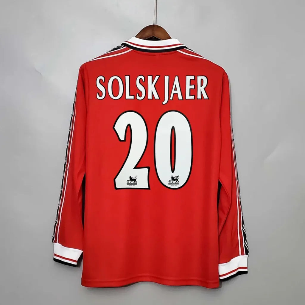 Manchester United 1998-99 Home Jersey Long Sleeve