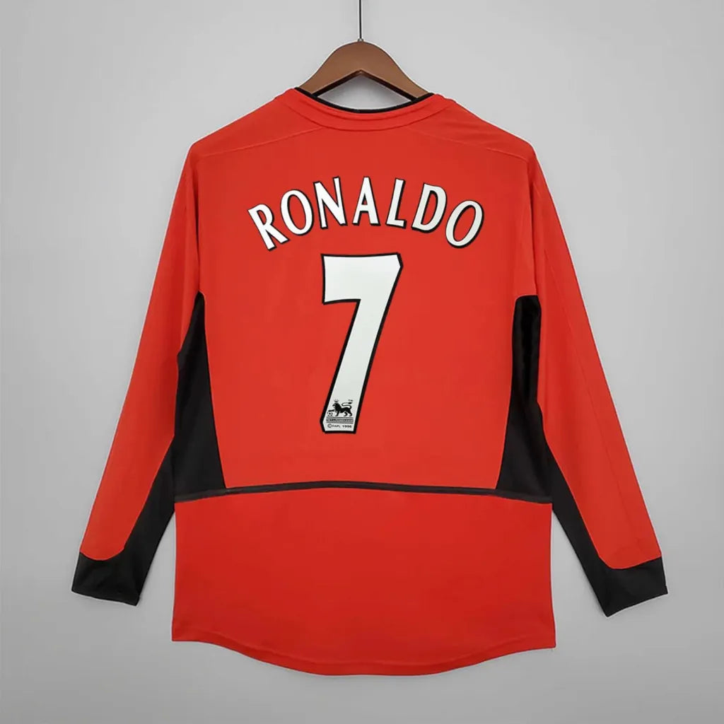 Manchester United 2002-04 Home Jersey Long Sleeve