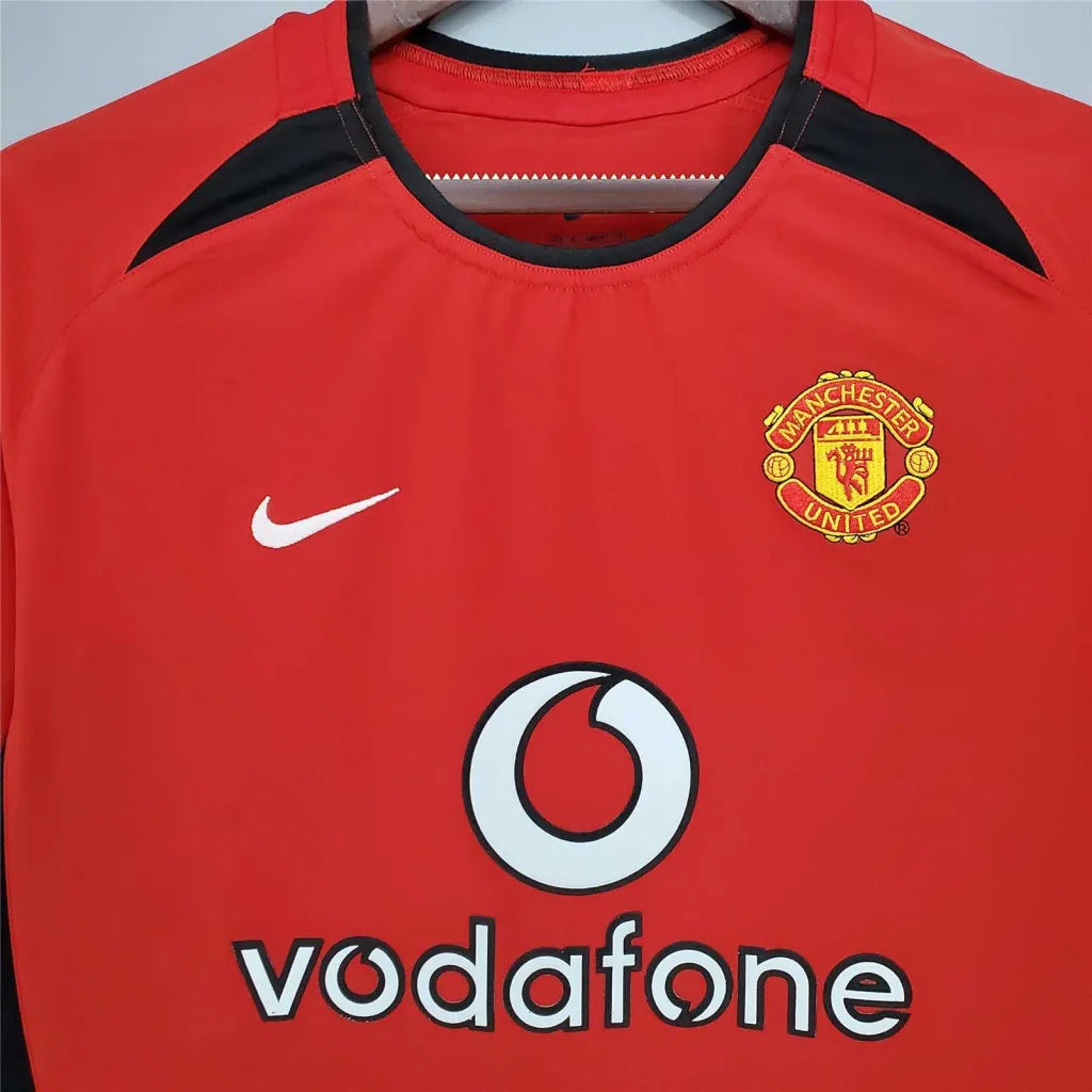 Manchester United 2002-04 Home Jersey Long Sleeve