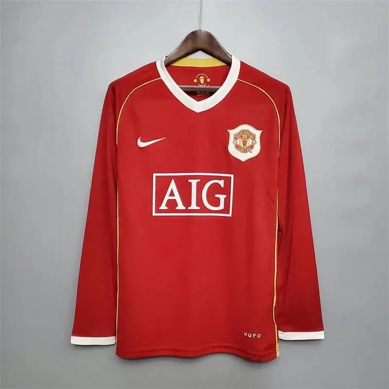 Manchester United 2006-07 Home Jersey Long Sleeve