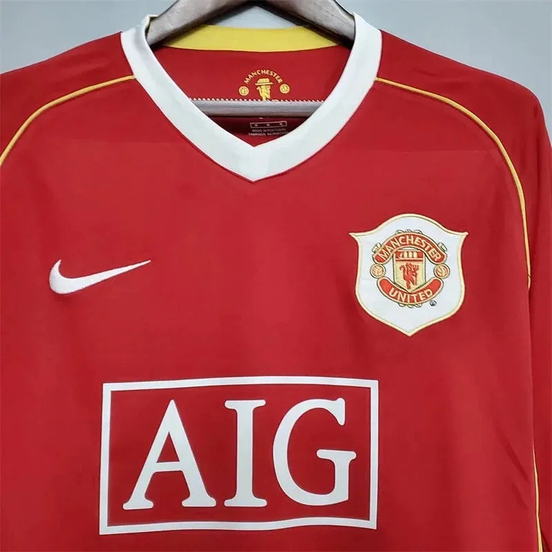 Manchester United 2006-07 Home Jersey Long Sleeve
