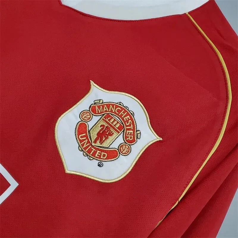 Manchester United 2006-07 Home Jersey Long Sleeve
