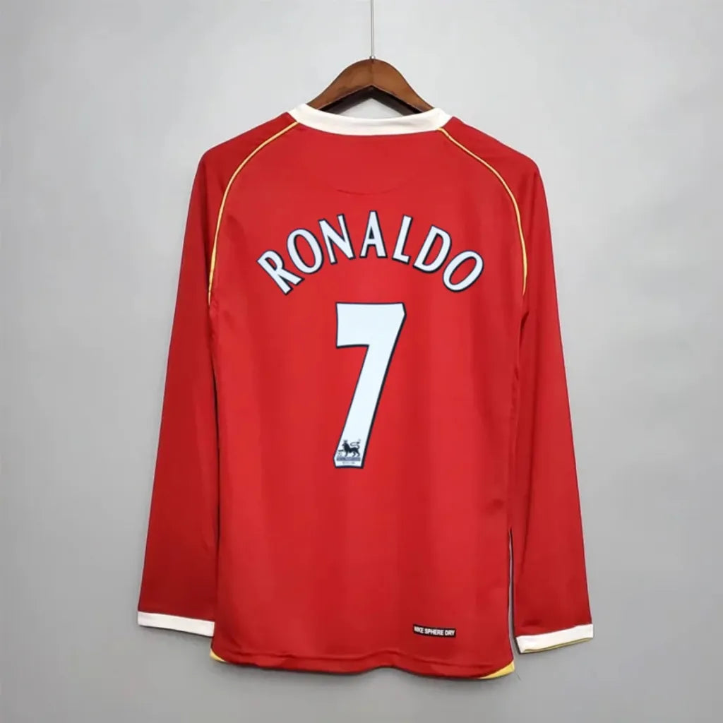 Manchester United 2006-07 Home Jersey Long Sleeve