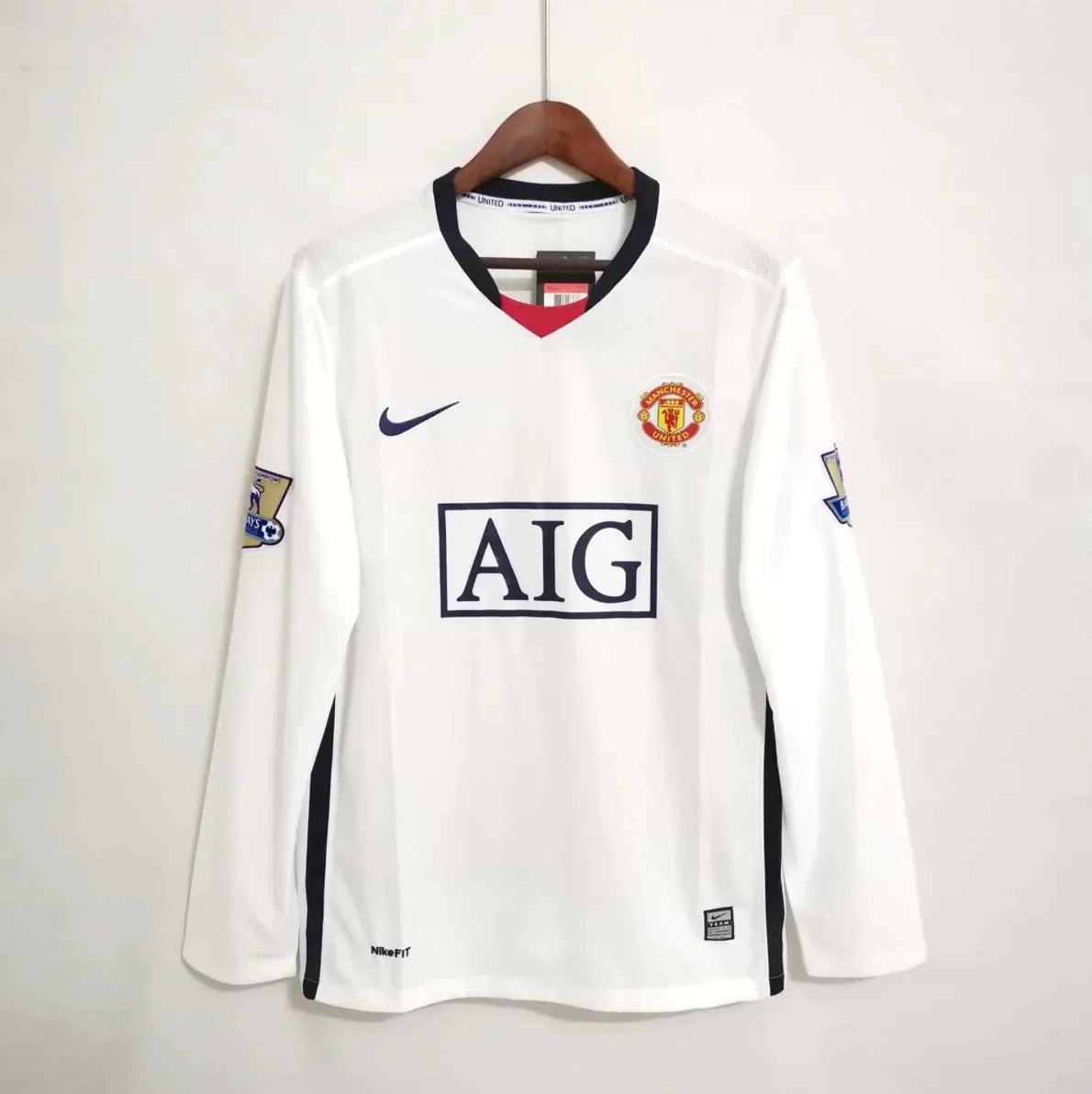 Manchester United 2008-09 Away Jersey Long Sleeve