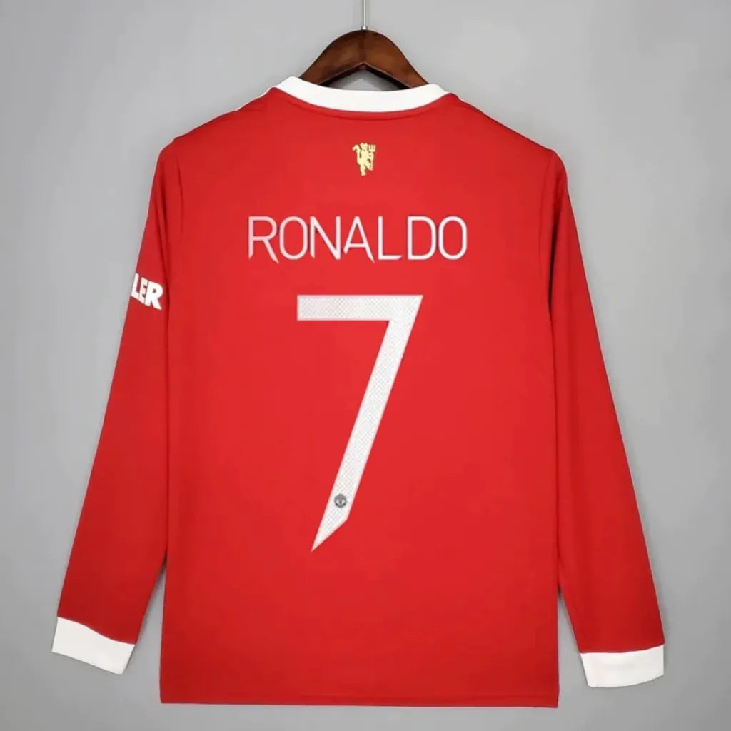 Manchester United 2021-22 Home Jersey Long Sleeve