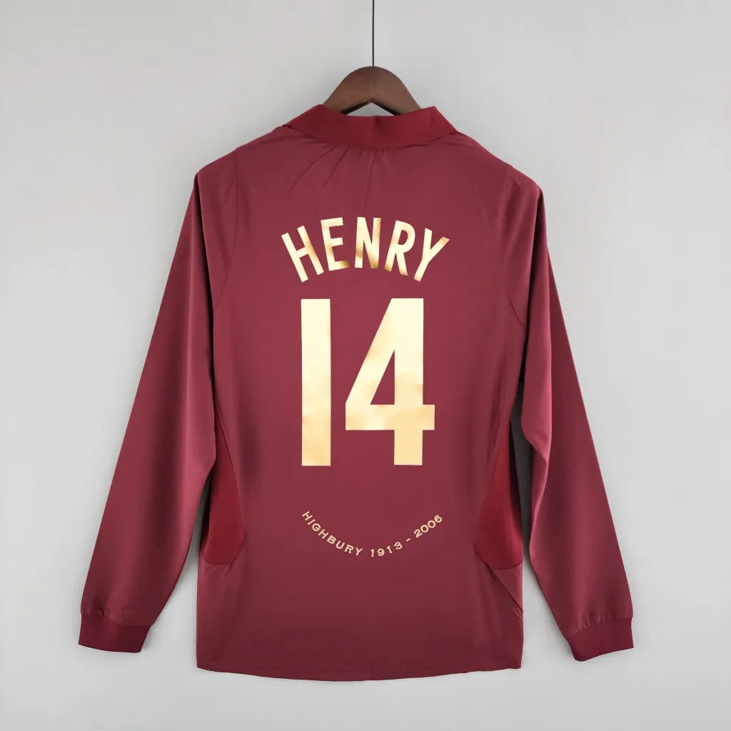 Arsenal 2005-06 Long Sleeve Home Jersey