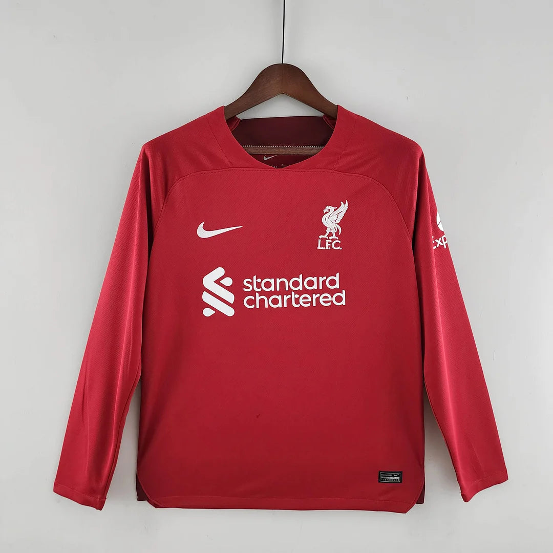 Liverpool 2022-2023 Home Jersey Long Sleeve
