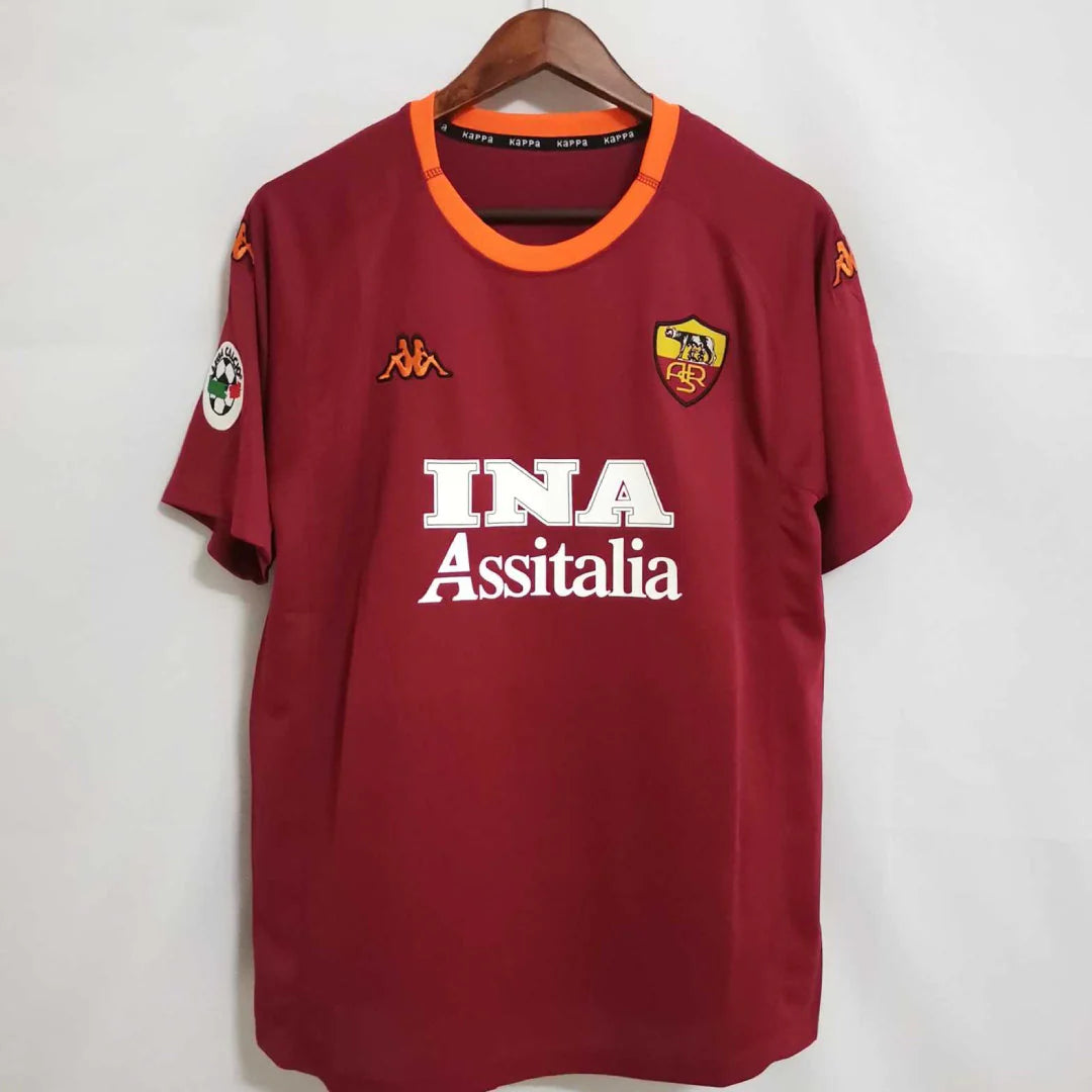Roma 2000-01 Home Jersey