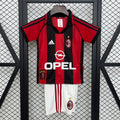 AC Milan 1998-00 Retro Kids Home Kit