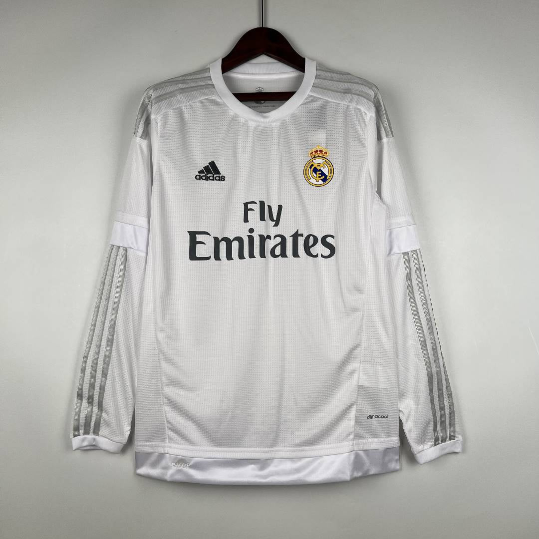 Real Madrid 2015-16 Long Sleeve Home Jersey