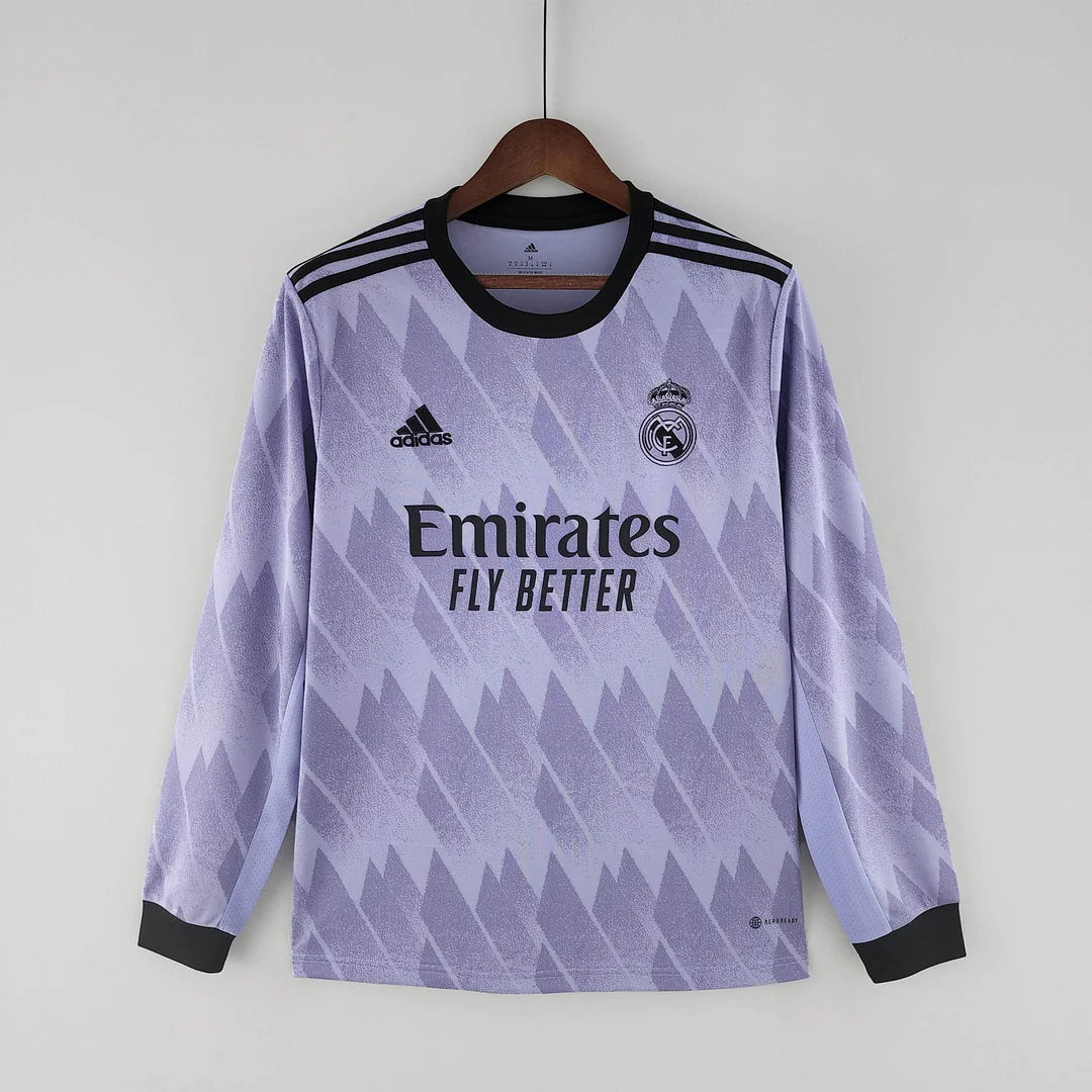 Real Madrid 2022-23 Long Sleeve Away Jersey