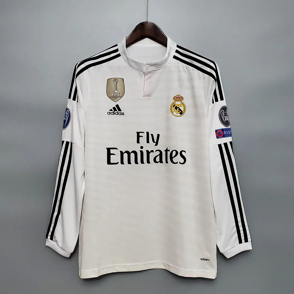Real Madrid 2014-15 Long Sleeve Home Jersey