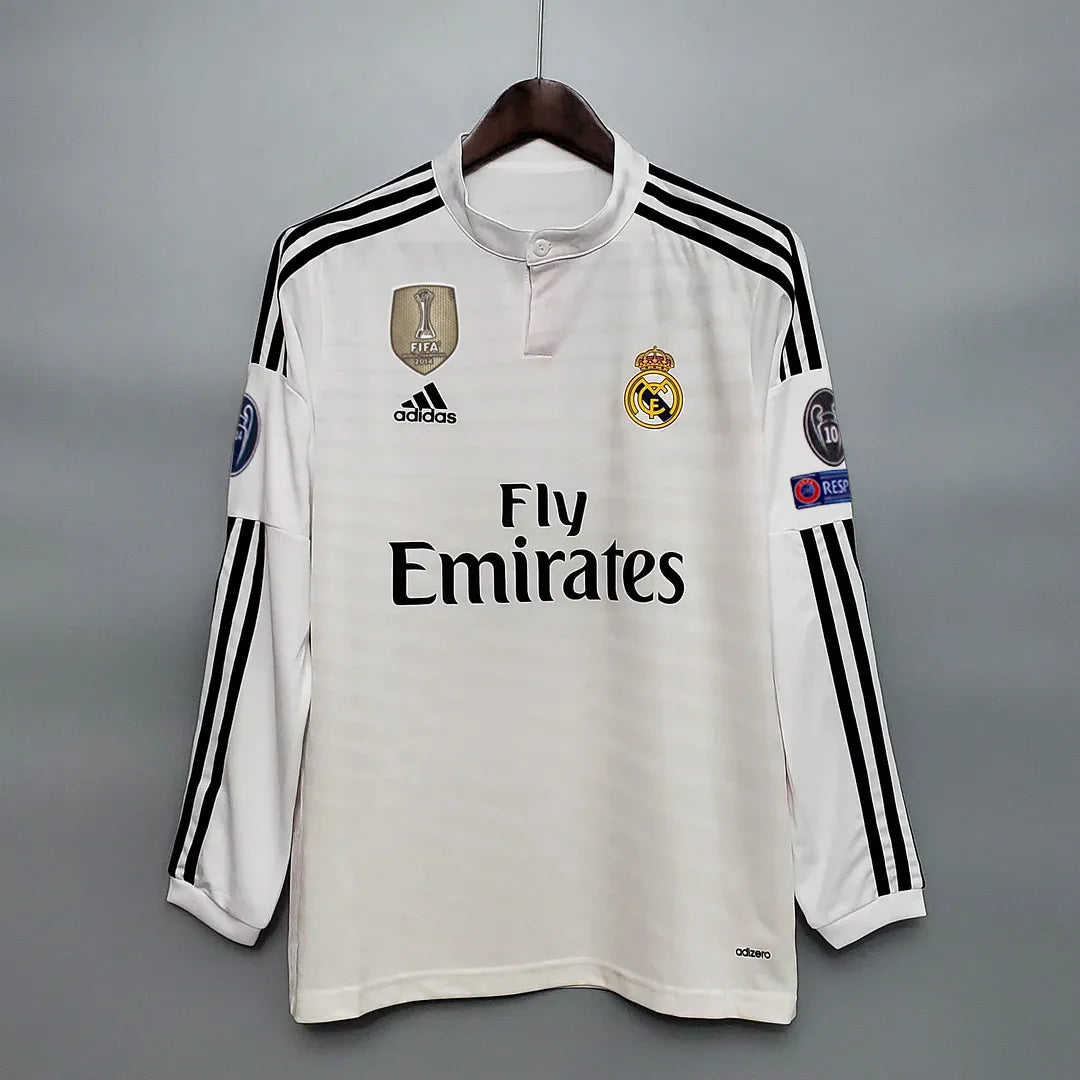 Real Madrid 2014-15 Long Sleeve Home Jersey