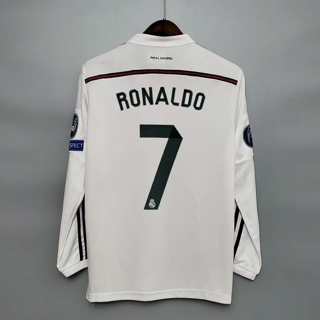 Real Madrid 2014-15 Long Sleeve Home Jersey