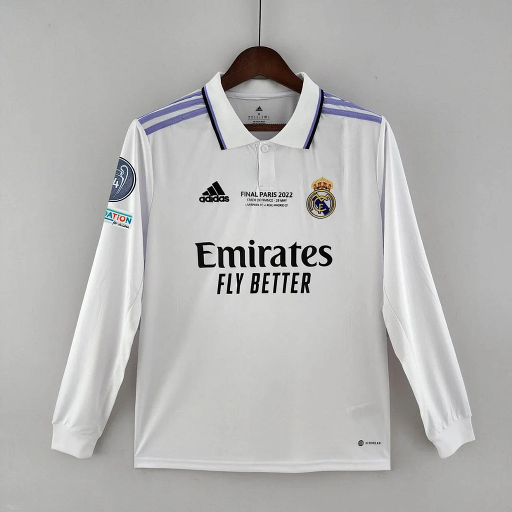 Real Madrid 2022-23 Long Sleeve Home Jersey