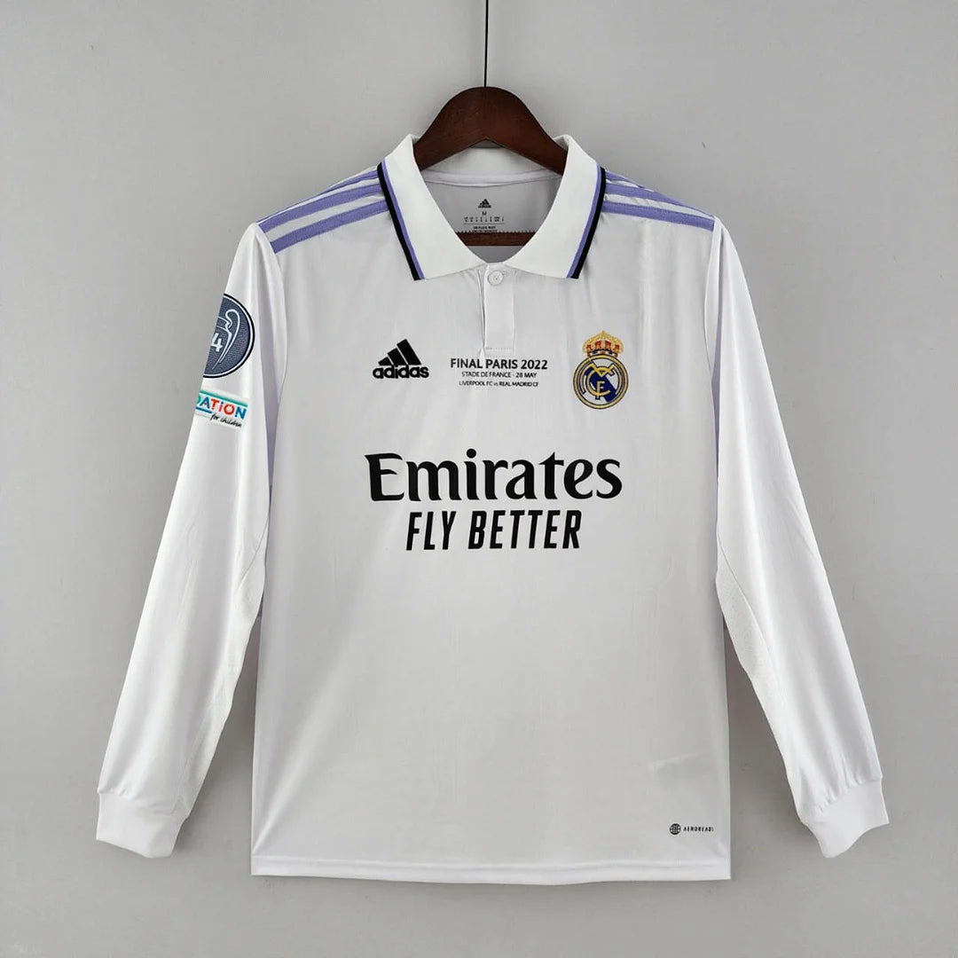 Real Madrid 2022-23 Long Sleeve Home Jersey