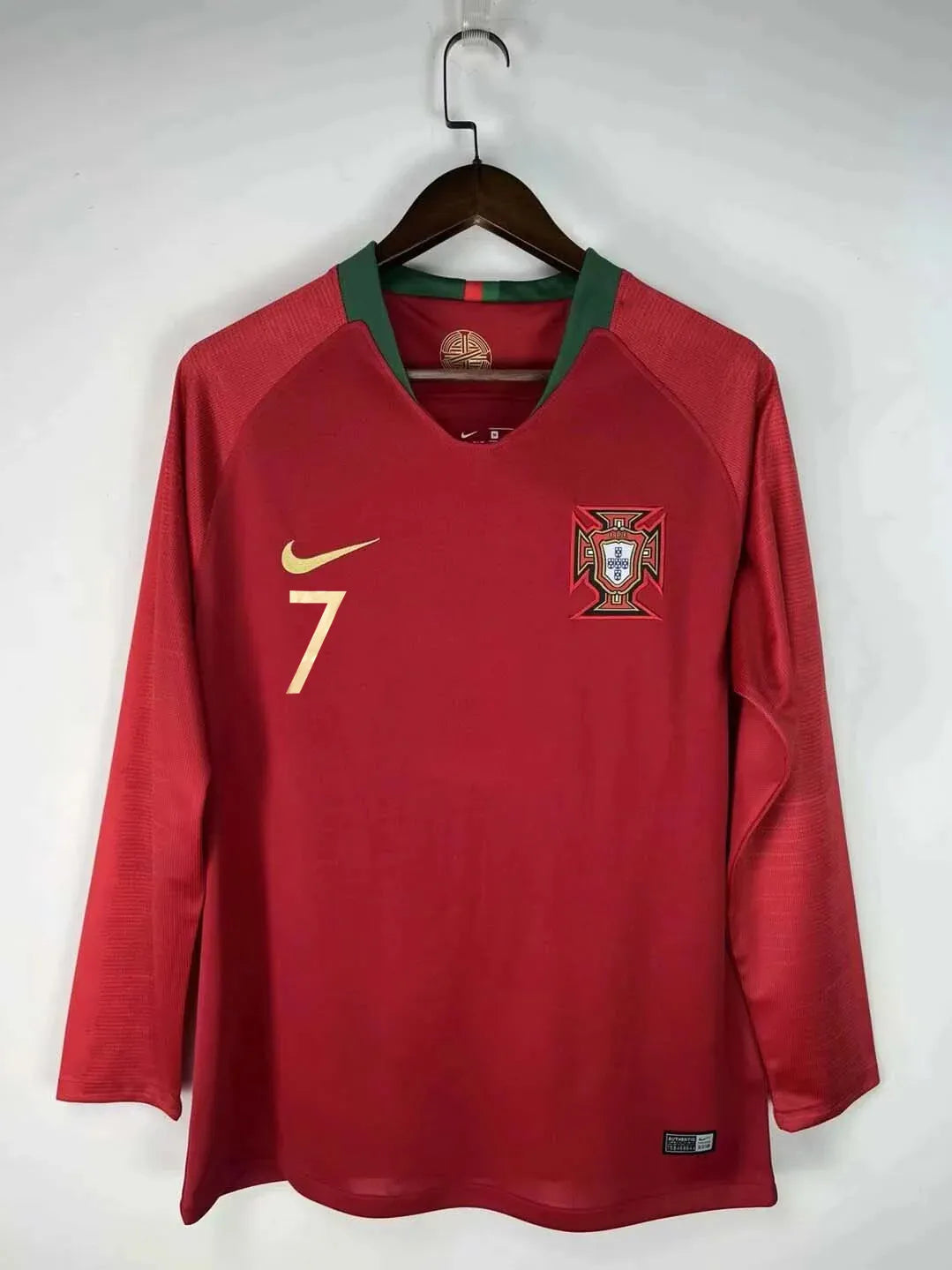 Portugal 2018 Long Sleeve Home Jersey
