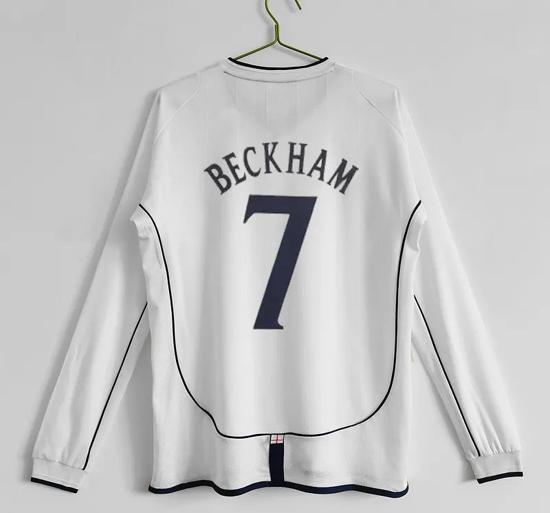 England 2002 Long Sleeve Home Jersey