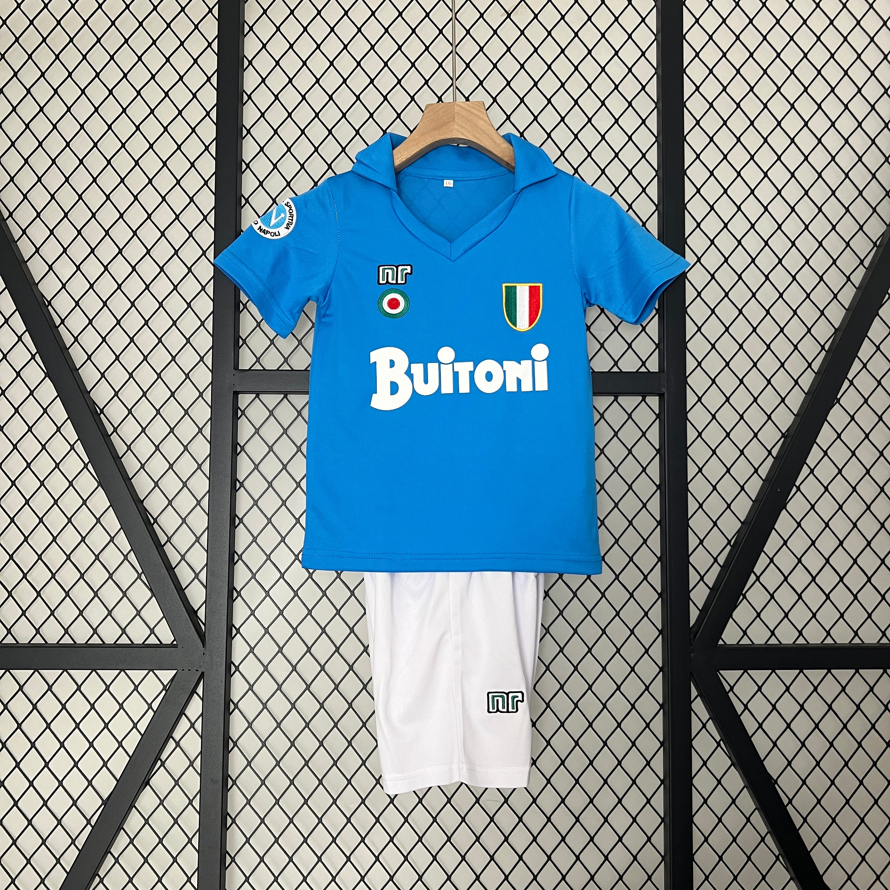 Napoli 1987-88 Retro Kids Home Kit