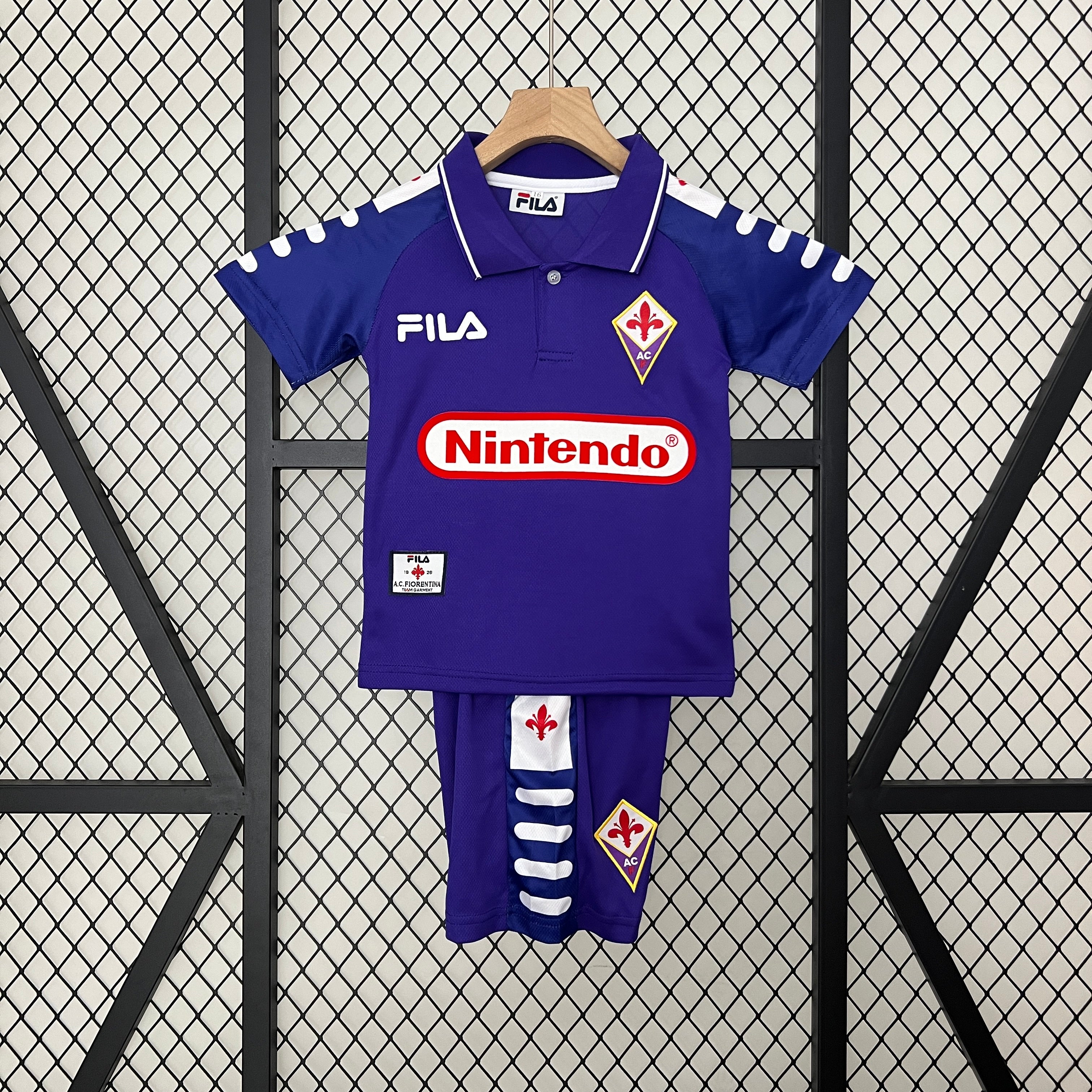 Fiorentina 1998-99 Retro Kids Home Kit