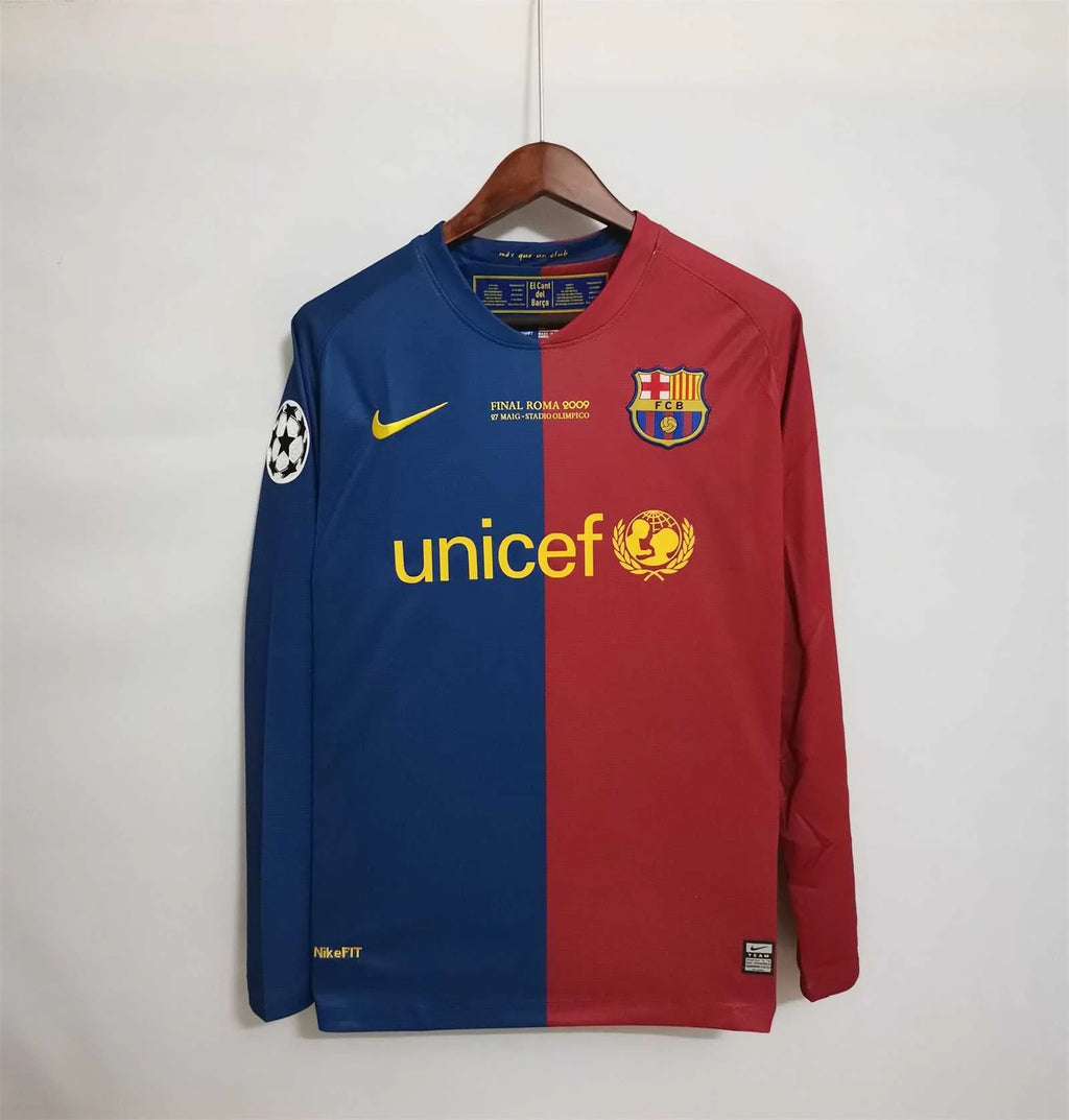 Barcelona 2008-09 Long Sleeve Home Jersey