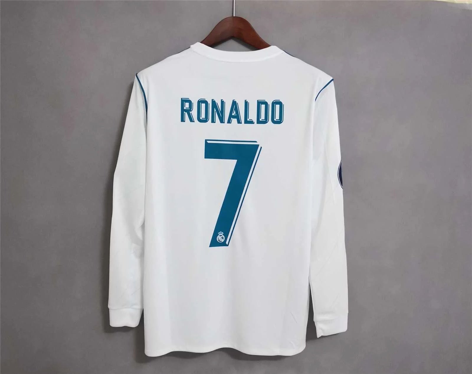 Real Madrid 2017-18 Long Sleeve Home Jersey