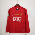 Manchester United 2007-08 Home Jersey Long Sleeve