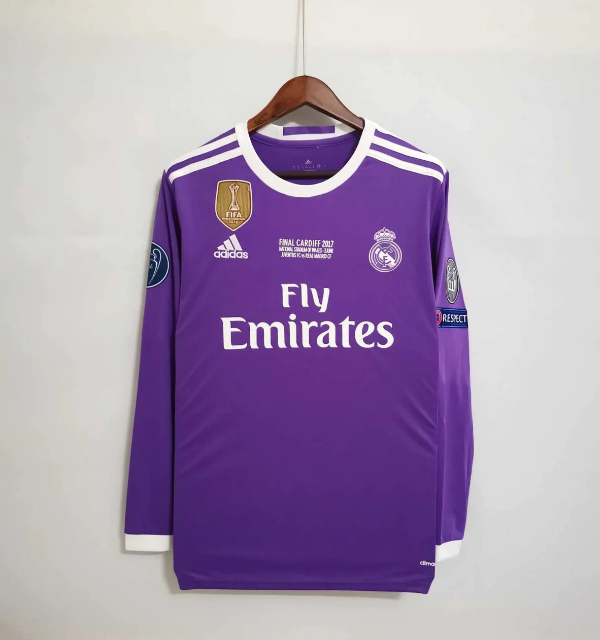 Real Madrid 2016-17 Long Sleeve Away Jersey