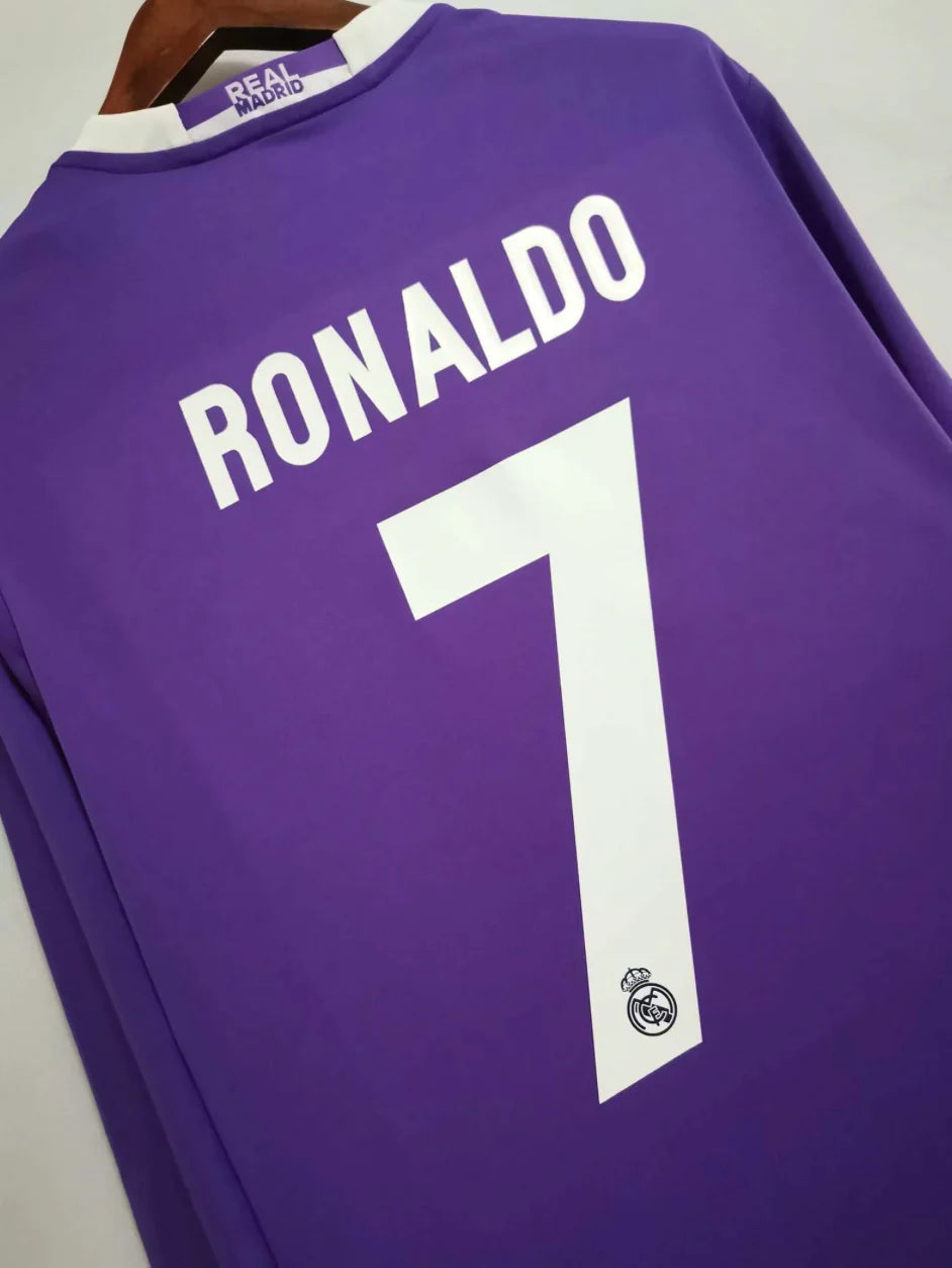 Real Madrid 2016-17 Long Sleeve Away Jersey