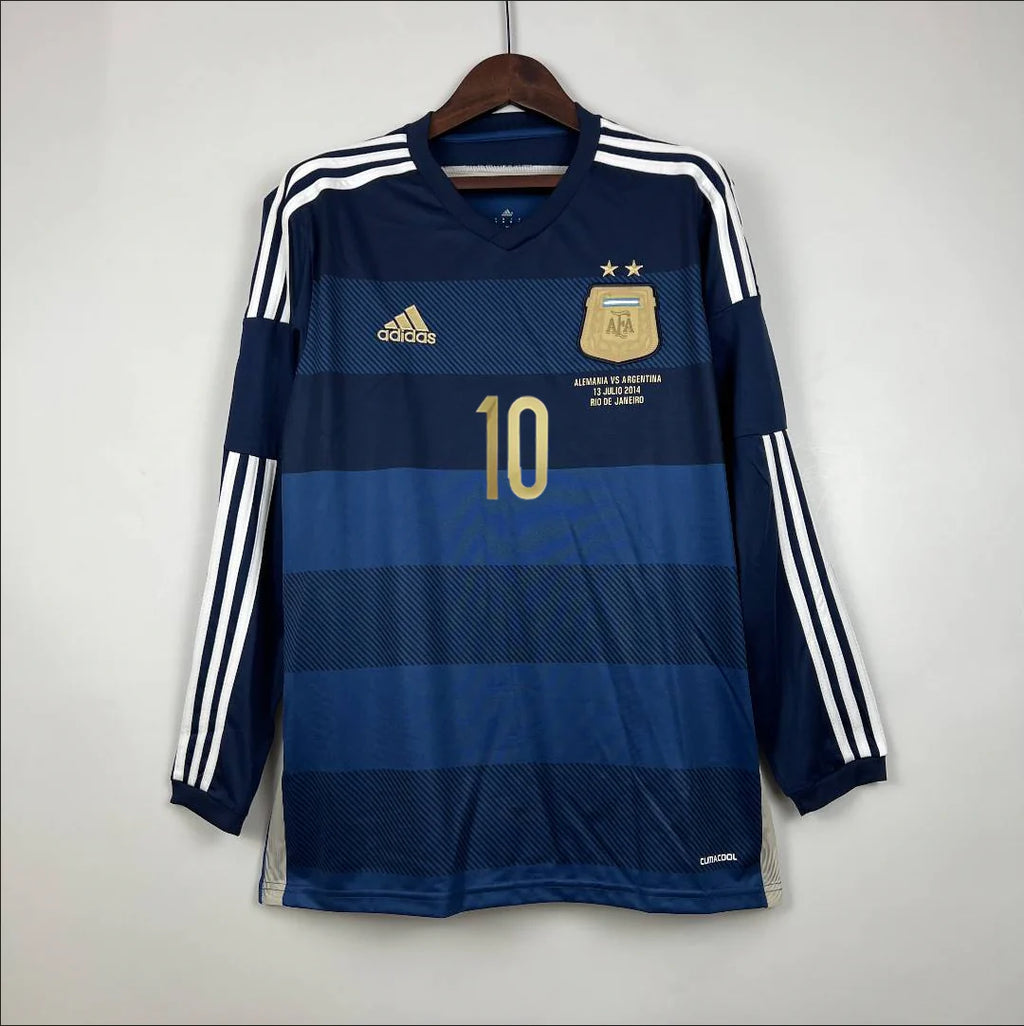 Argentina 2014 Long Sleeve Away Jersey