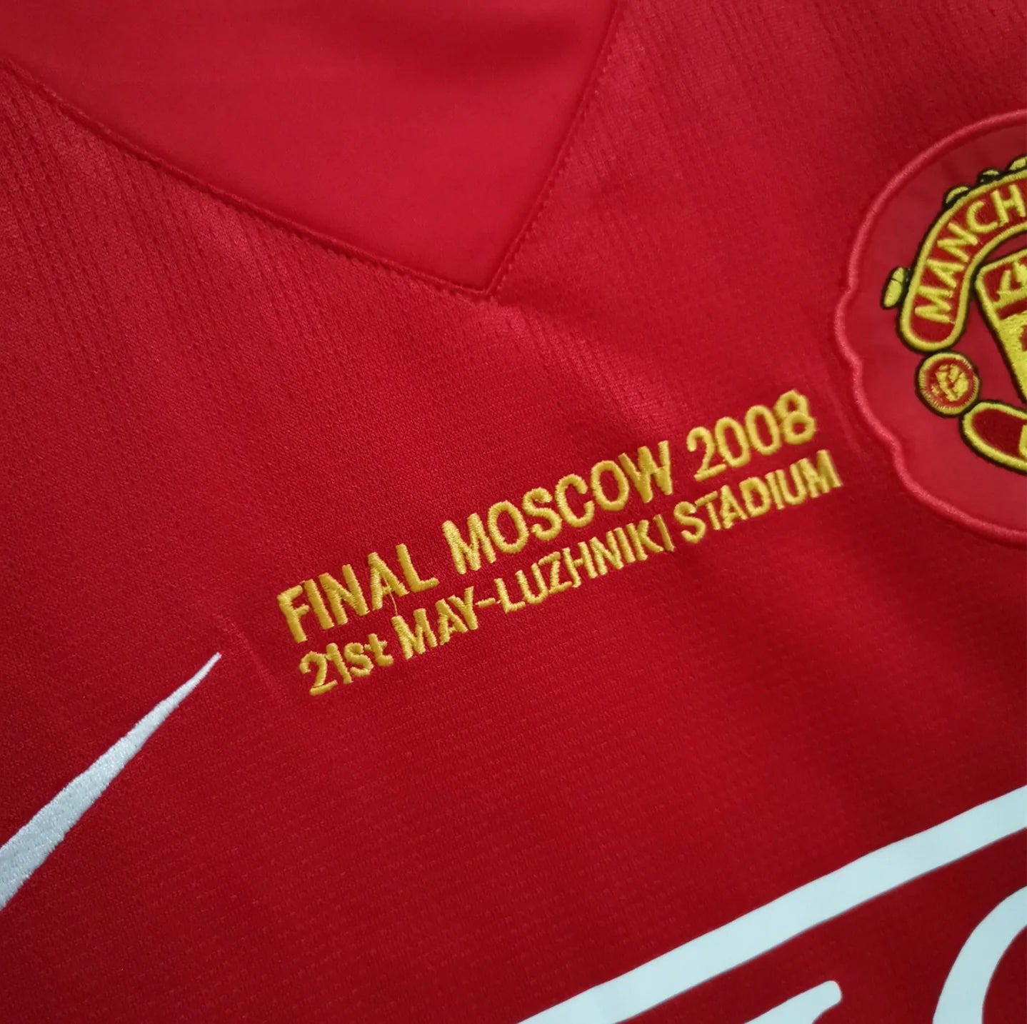 Manchester United 2007-08 Home Jersey Long Sleeve