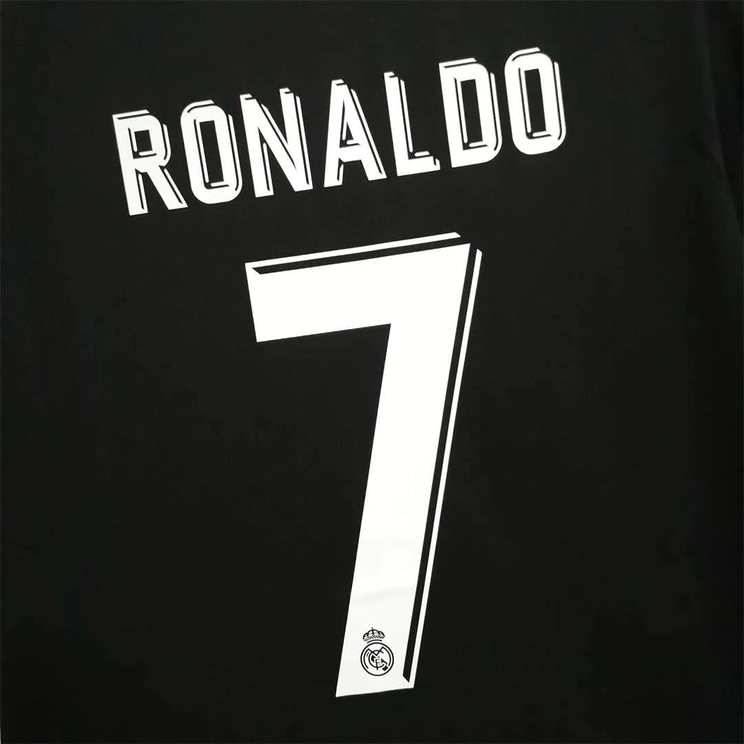 Real Madrid 2017-18 Long Sleeve Away Jersey