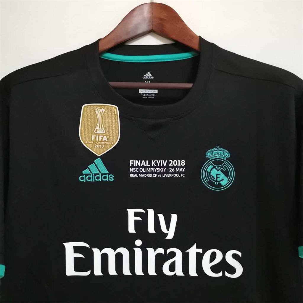 Real Madrid 2017-18 Long Sleeve Away Jersey
