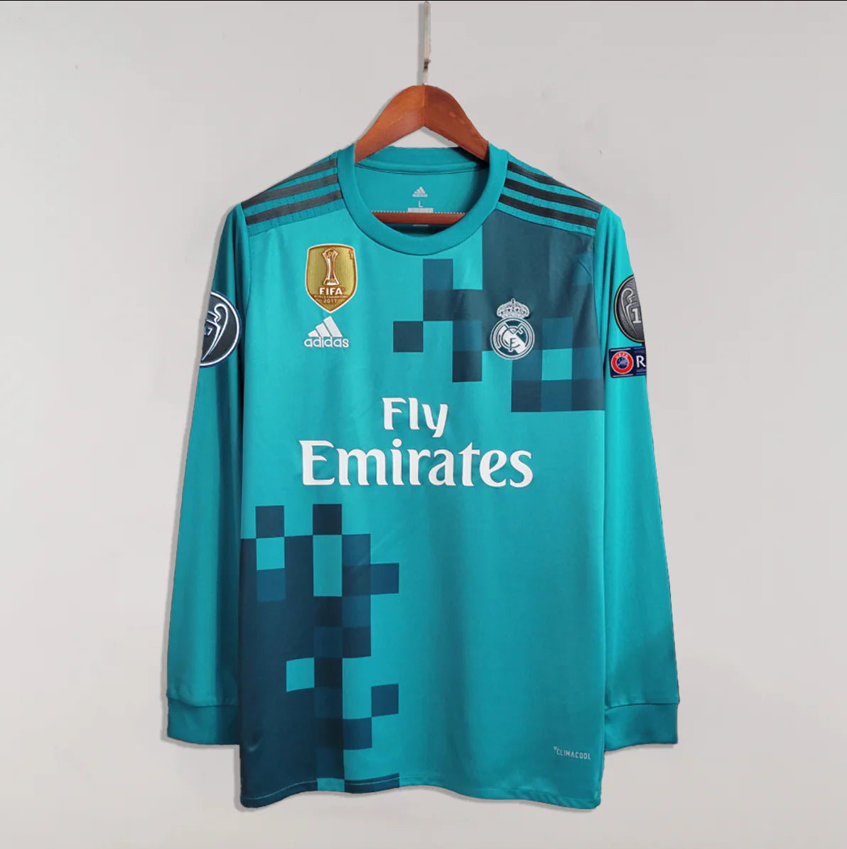 Real Madrid 2017-18 Long Sleeve Third Jersey