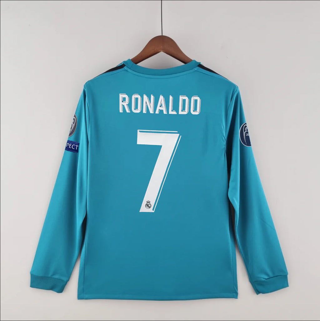 Real Madrid 2017-18 Long Sleeve Third Jersey