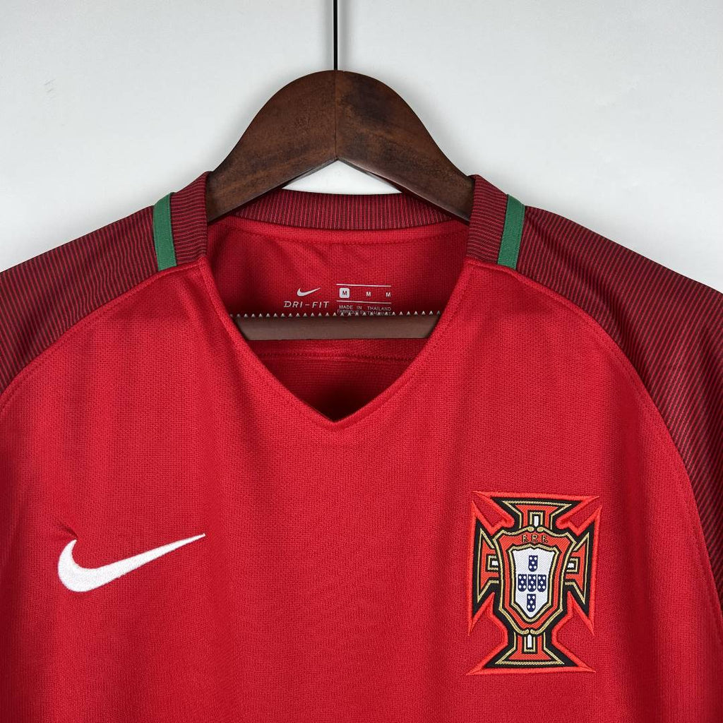 Portugal 2016 Long Sleeve Home Jersey