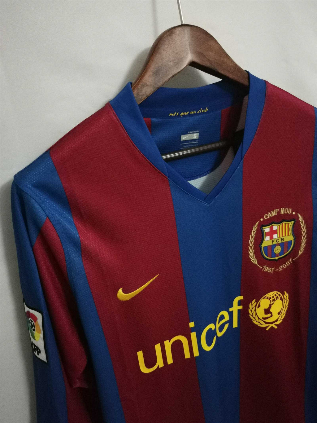 Barcelona 2007-08 Long Sleeve Home Jersey