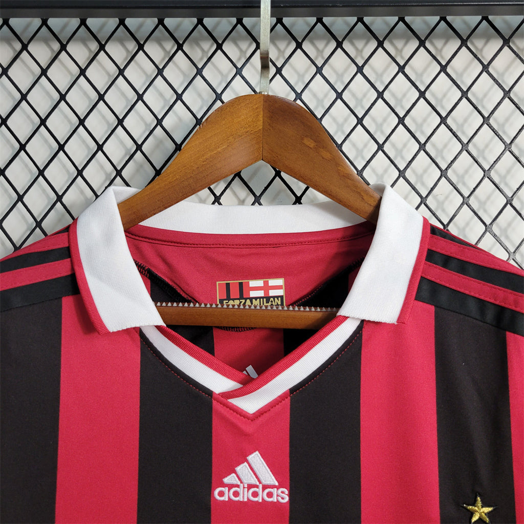 AC Milan 2009-10 Long Sleeve Home Jersey