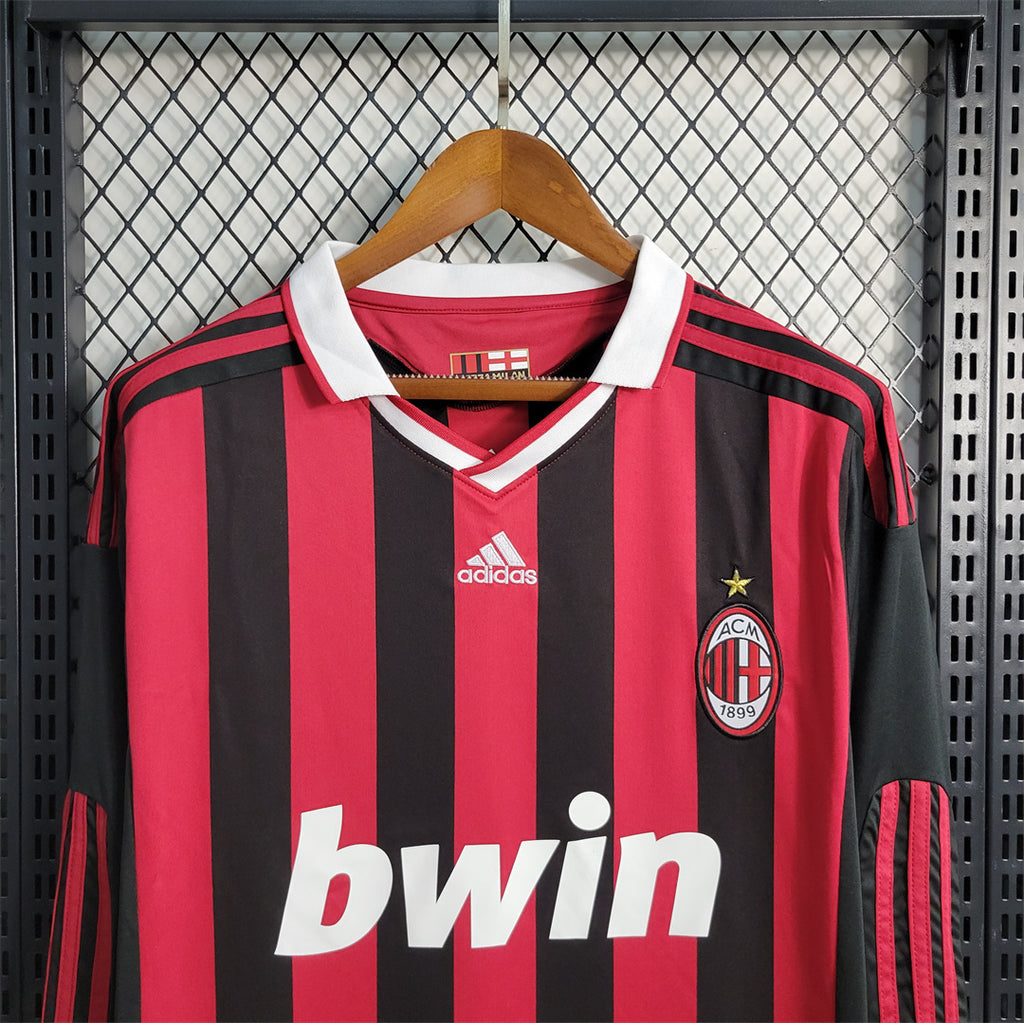 AC Milan 2009-10 Long Sleeve Home Jersey