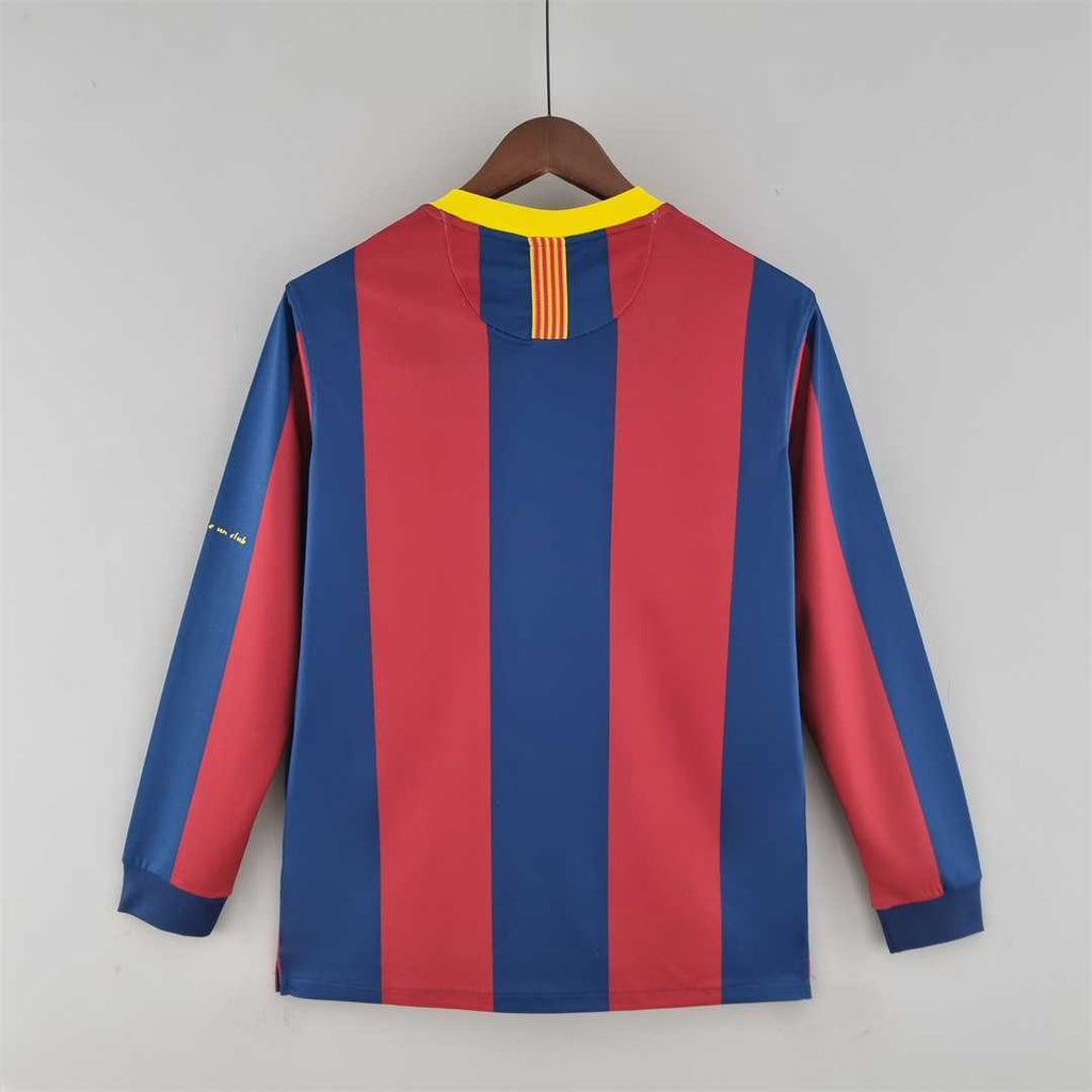 Barcelona 2010-11 Long Sleeve Home Jersey