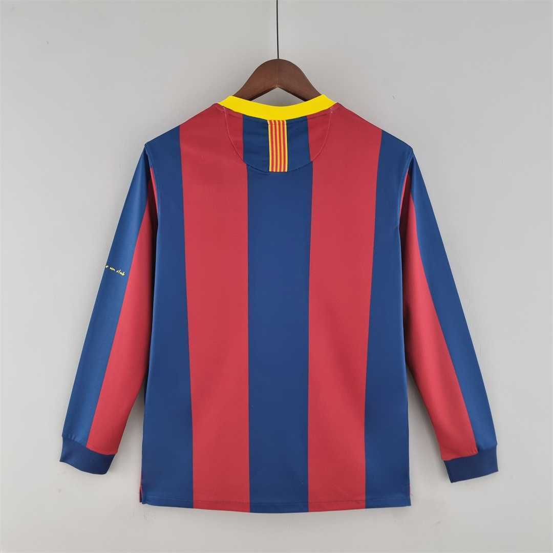 Barcelona 2010-11 Long Sleeve Home Jersey