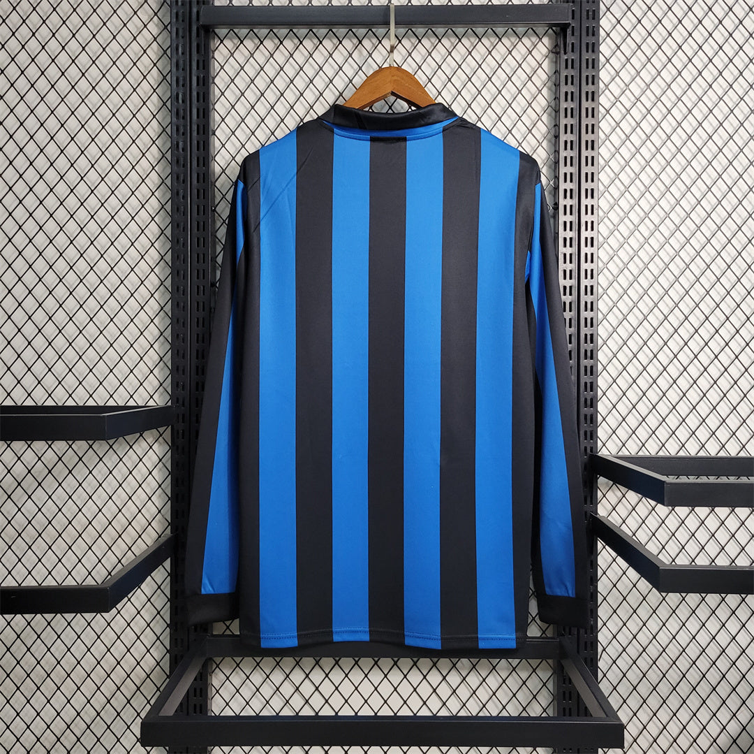 Inter Milan 1988-90 Long Sleeve Home Jersey
