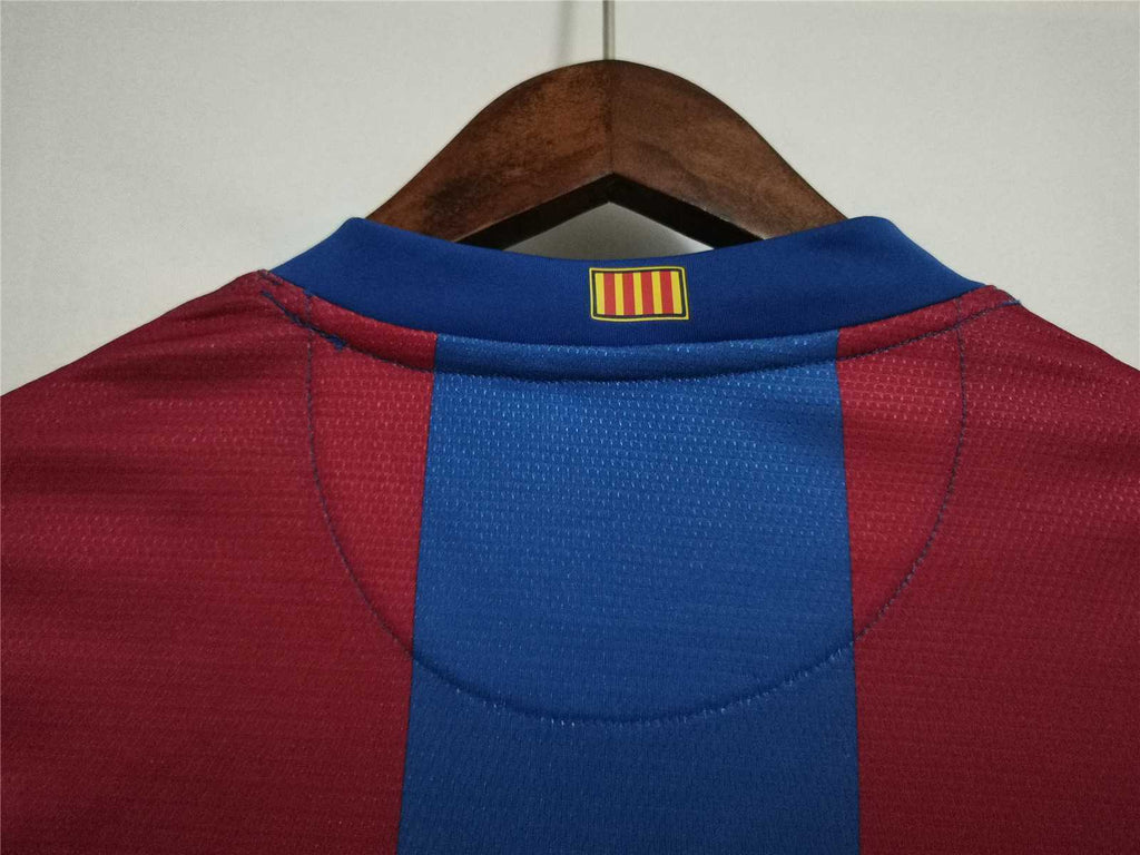 Barcelona 2007-08 Long Sleeve Home Jersey
